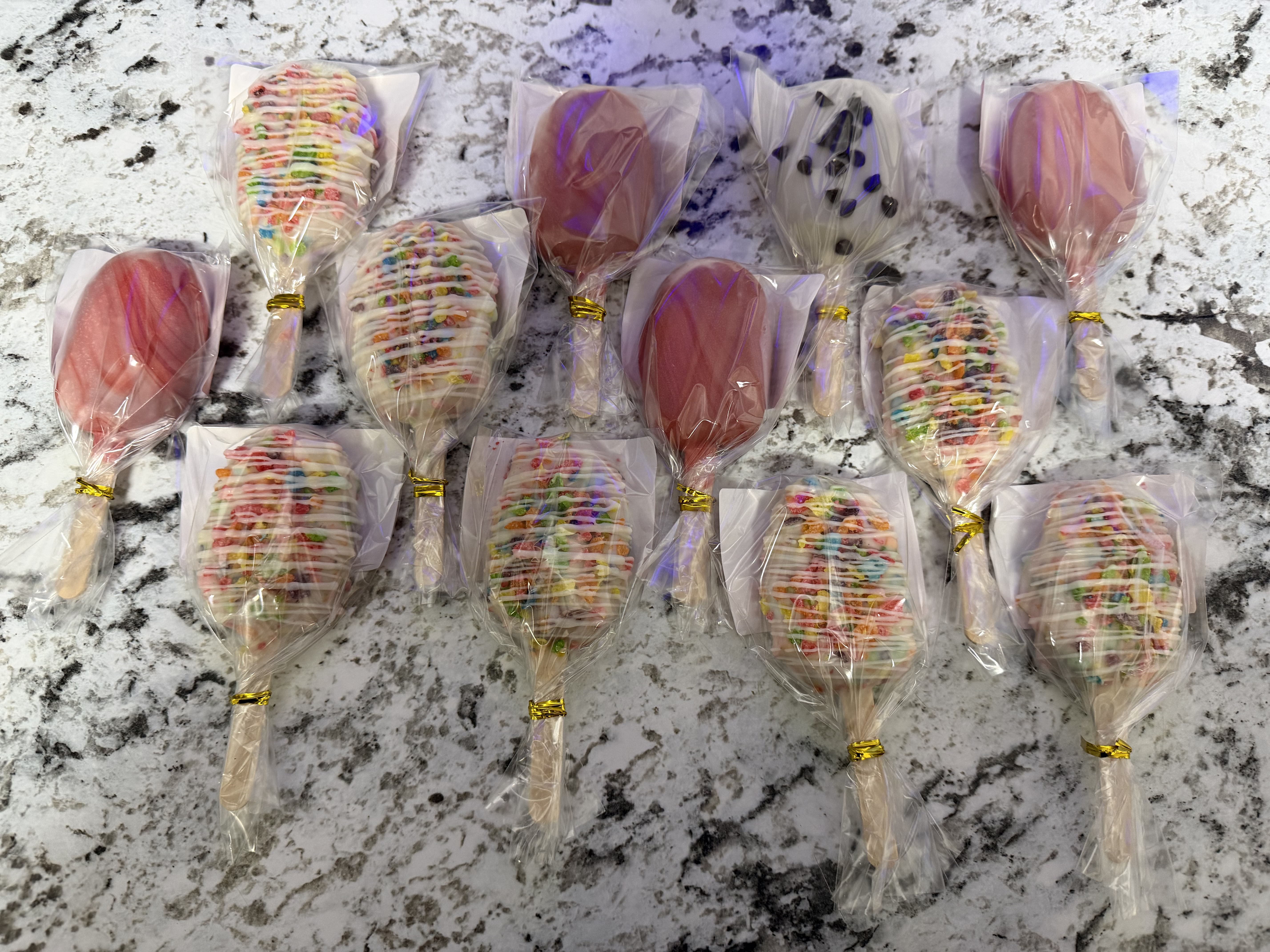 Assorted cakesicle collection